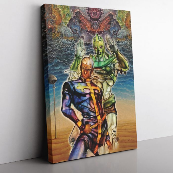 Trippy Enrico Pucci C Moon Jojos Bizarre Adventure Canvas Print JJBA