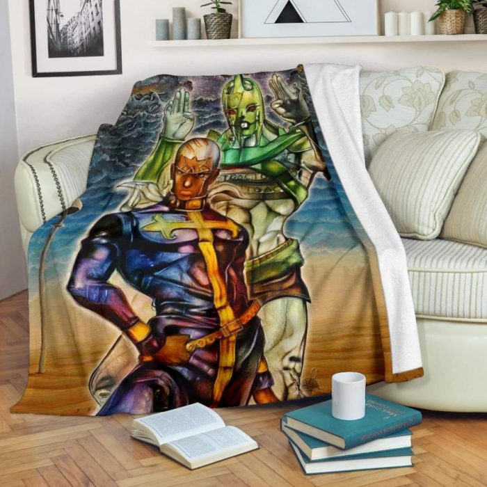 Enrico Pucci C Moon Jojo S Bizarre Adventure Blanket JJBA Store