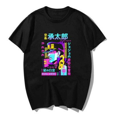 Jojo's Anime Shirt Bizzare Adventure Character Unisex Heavy Cotton Tshirt Manga Unisex Joestar Brothers Bizzare Anime Tee