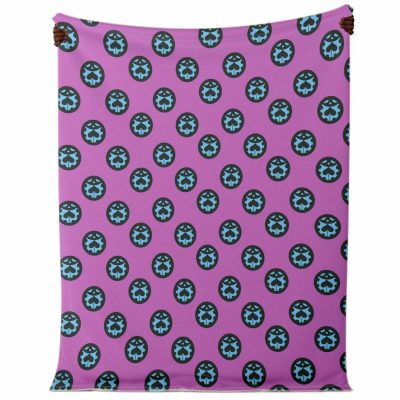 JoJo's Bizarre Adventure Giorgio Giovanna Pattern Pink Microfleece