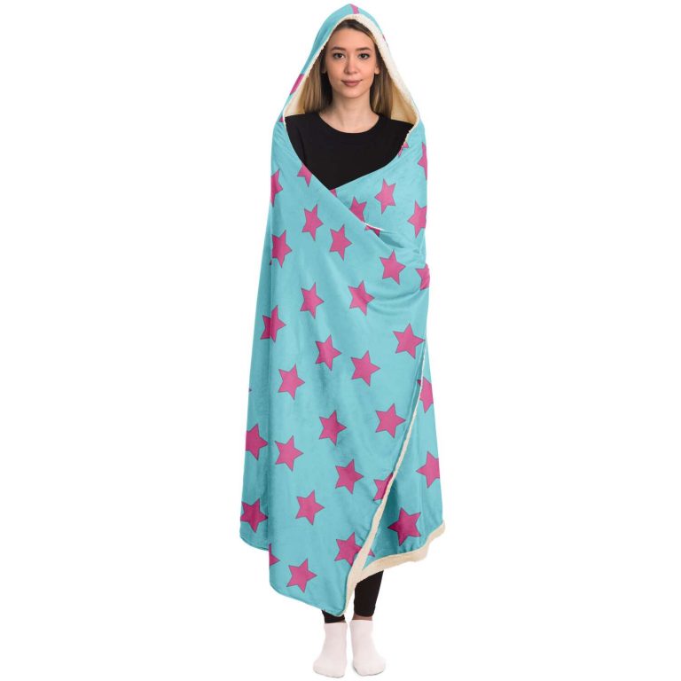 JoJo's Bizarre Adventure Johnny Joestar Pattern Hooded Blanket JJBA Store
