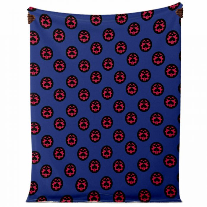 JoJo's Bizarre Adventure Giorgio Giovanna Pattern Purple Microfleece