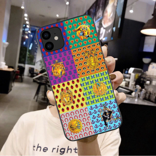 Japanese Cartoon Phone Case For iPhones 11 12 Pro Max X XR Xs Max SE - JJBA Store