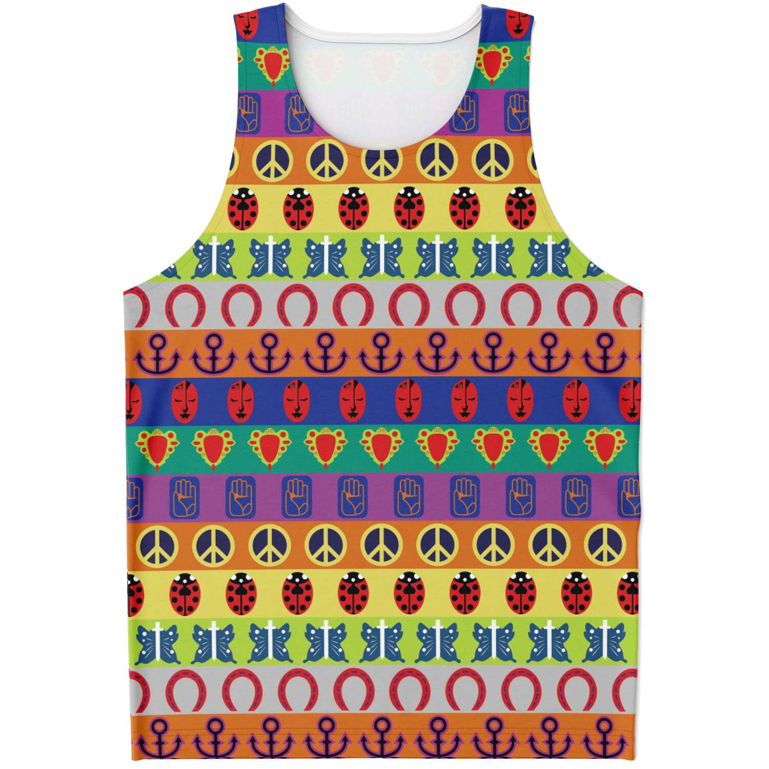 a19a90ad738c84e780dda84cc612b4af tankTop neutral front - JJBA Store