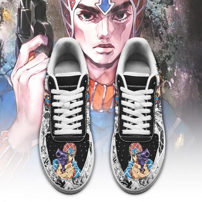 JJBA Guido Mista Air Force Sneakers Manga Style - JJBA Store