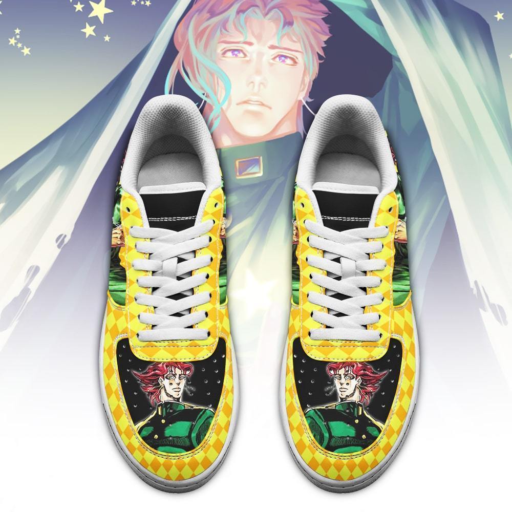 noriaki kakyoin air force sneakers jojo anime shoes fan gift idea pt06 gearanime 2 - JJBA Store