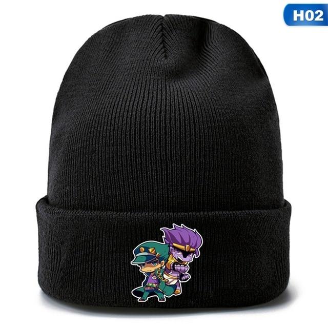JoJo's Bizarre Adventure Beanie Knitting Hats - JJBA Store