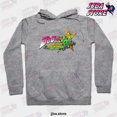 2021 Jojos Bizarre Adventure Unisex Hoodie Gray / S