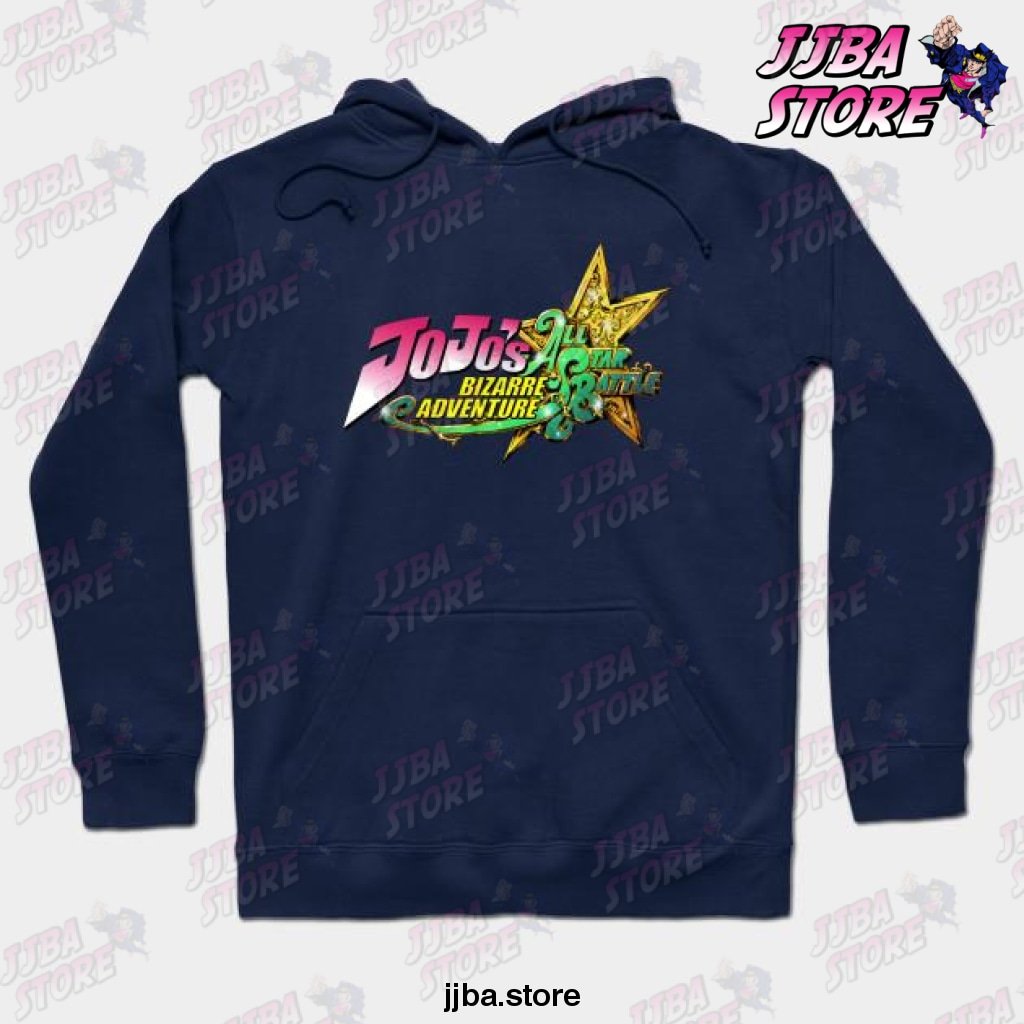 2021 Jojos Bizarre Adventure Unisex Hoodie Navy Blue / S