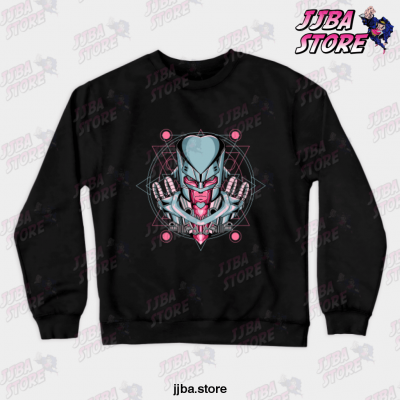 Crazy Diamond Mecha Crewneck Sweatshirt Black / S