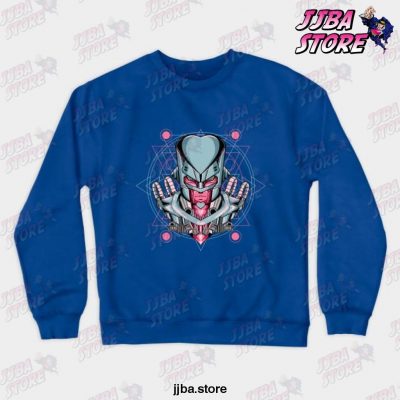 Crazy Diamond Mecha Crewneck Sweatshirt Blue / S
