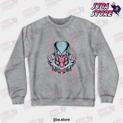 Crazy Diamond Mecha Crewneck Sweatshirt Gray / S
