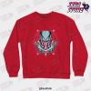 Crazy Diamond Mecha Crewneck Sweatshirt Red / S