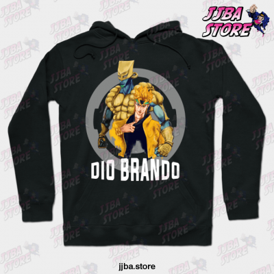 Dio Brando & The World Jojos Bizzare Adventure Hoodie Black / S