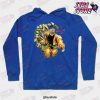 Dio The World Stand Jojos Bizarre Adventure Anime Otaku Hoodie Blue / S