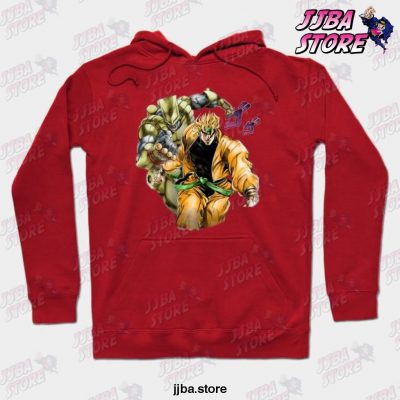 Dio The World Stand Jojos Bizarre Adventure Anime Otaku Hoodie Red / S