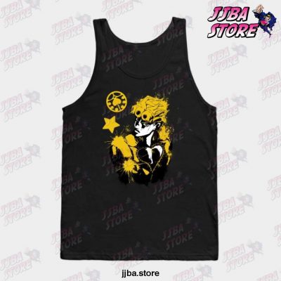 Giorno Jojos Bizarre Adventure Tank Top Black / S