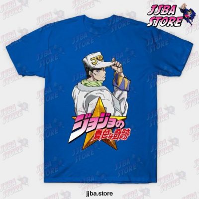 Jjba Jojo Jotaro T-Shirt Blue / S
