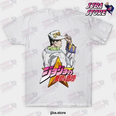 Jjba Jojo Jotaro T-Shirt White / S