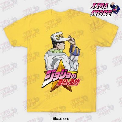 Jjba Jojo Jotaro T-Shirt Yellow / S