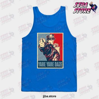 Jjba Yare Daze Tank Top Blue / S