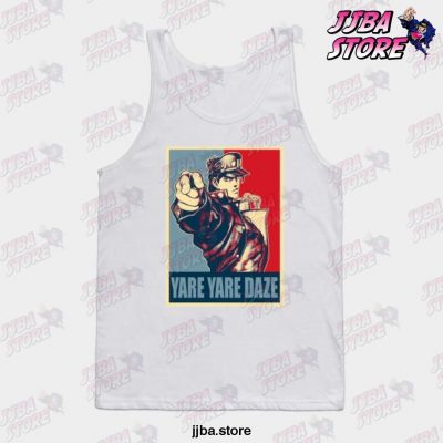 Jjba Yare Daze Tank Top White / S