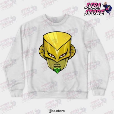 Jjba Za Warudo Face Crewneck Sweatshirt