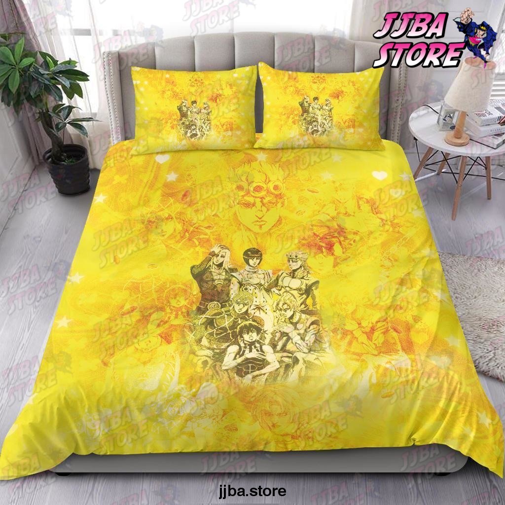 Jojo's Bizarre Adventure Ethereal Golden Wind Bedding Set JJBA Store