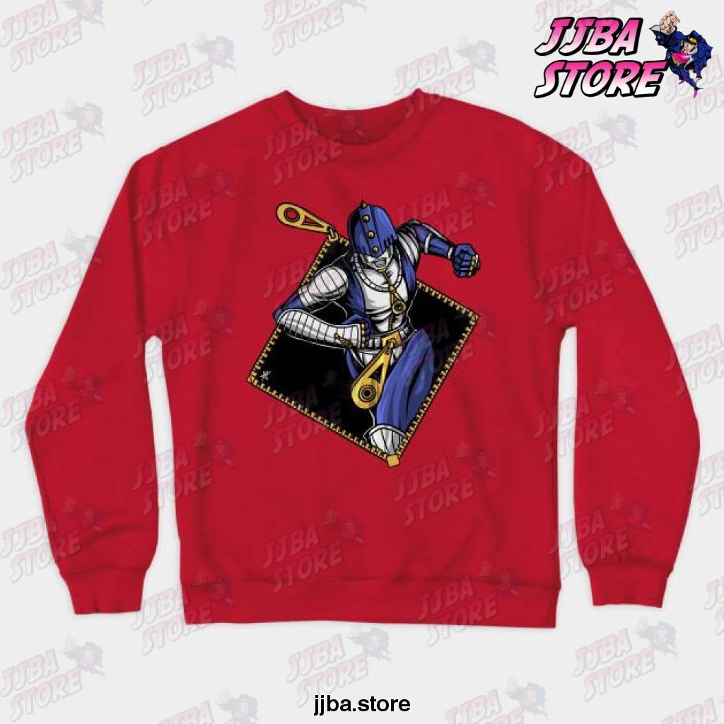 Jojos Bizarre Adventure - Heroes Crewneck Sweatshirt Red / S