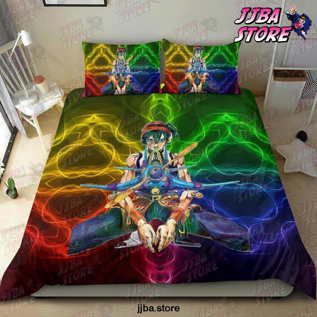 Jojo's Bizarre Adventure Narancia Ghirga Lil Bomber Bedding Set JJBA