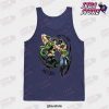 Oh My God Jojos Bizarre Adventure Tank Top Navy Blue / S