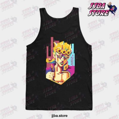 Wpanime - Jojo Goldenwind Tank Top Black / S
