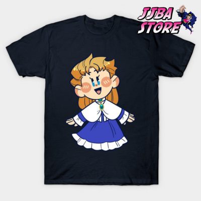 Jjba Chibi Erina T-Shirt Navy Blue / S