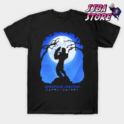 Jjba Jonathan Joestar Shadow T-Shirt Black / S
