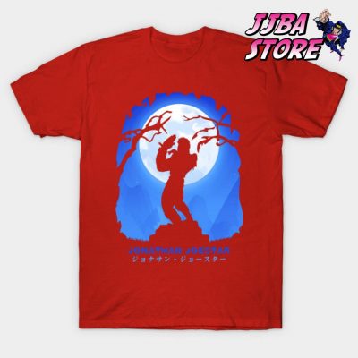 Jjba Jonathan Joestar Shadow T-Shirt Red / S