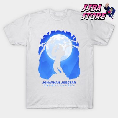 Jjba Jonathan Joestar Shadow T-Shirt White / S