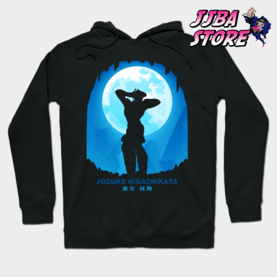 Jjba Josuke Higashikata Shadow Hoodie Black / S