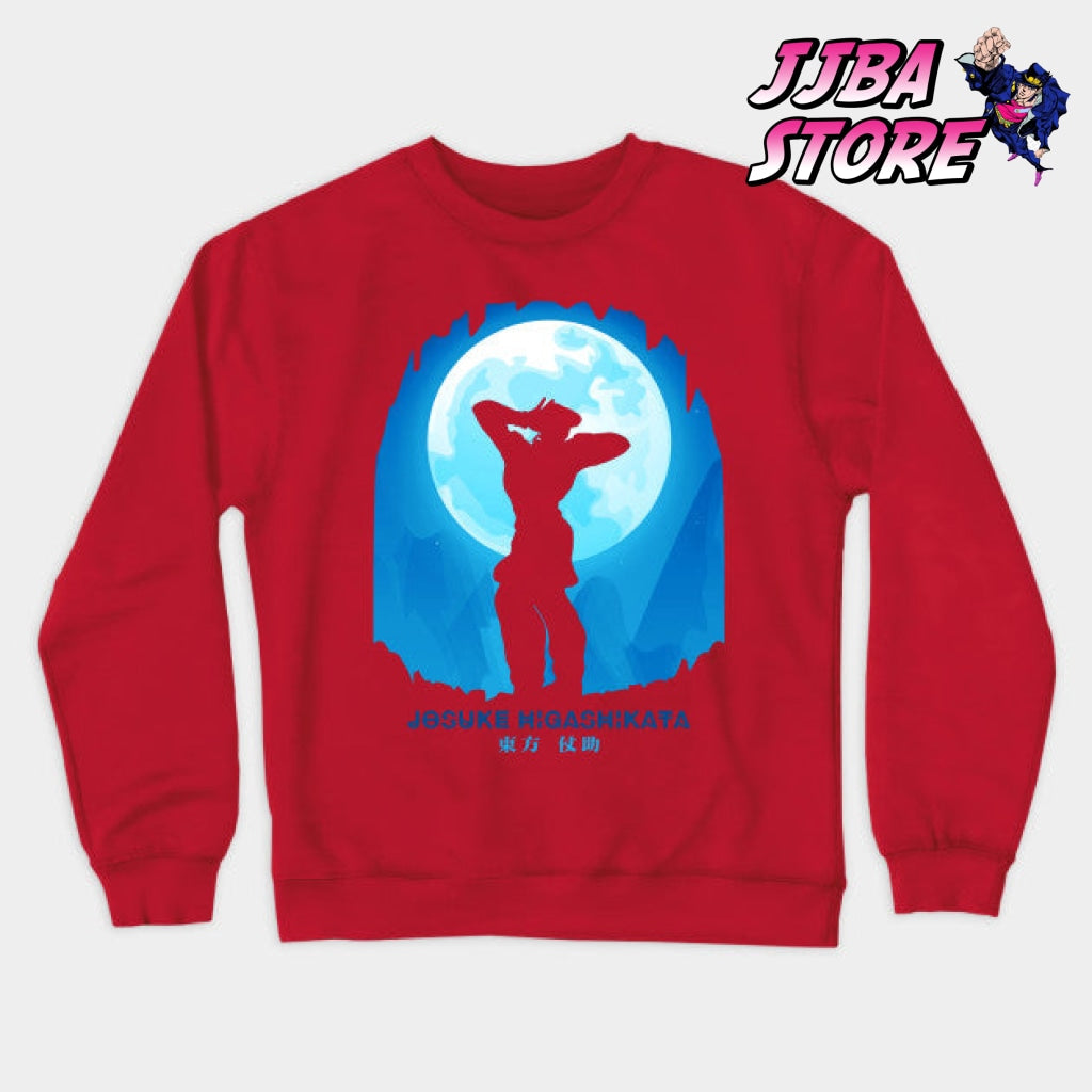 Jjba Josuke Higashikata Shadow Sweatshirt Red / S