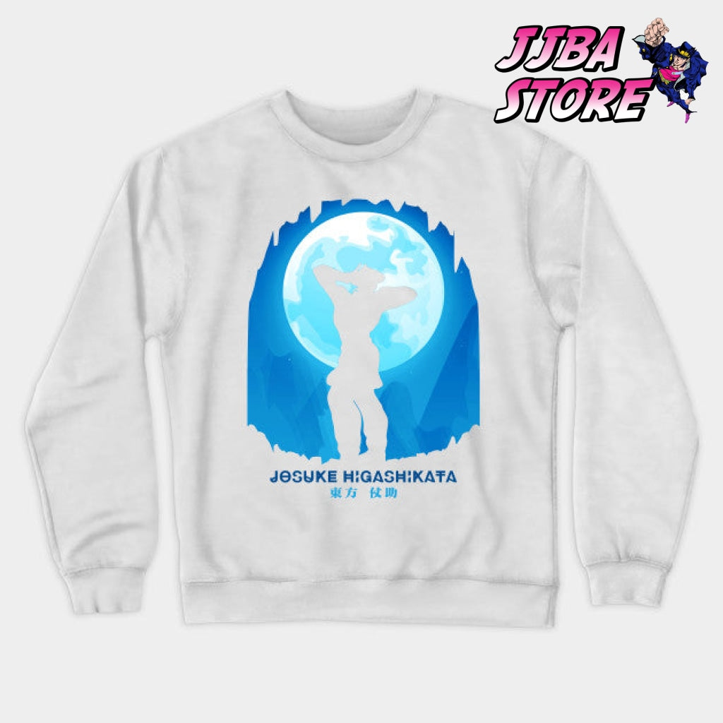 Jjba Josuke Higashikata Shadow Sweatshirt White / S