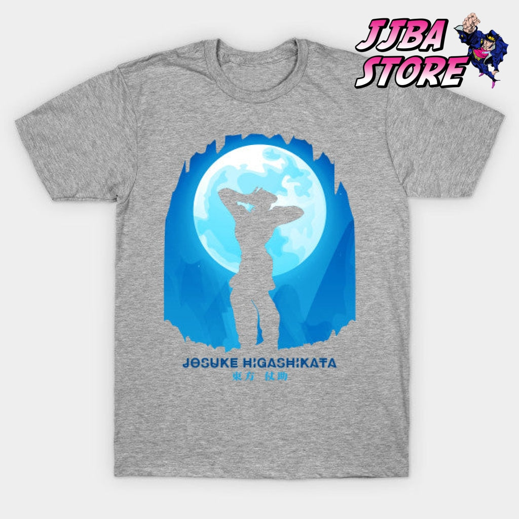 Jjba Josuke Higashikata Shadow T-Shirt Gray / S