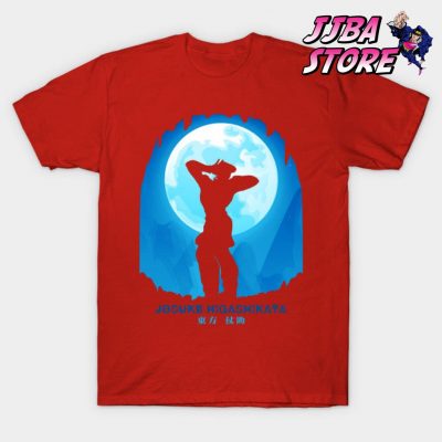 Jjba Josuke Higashikata Shadow T-Shirt Red / S