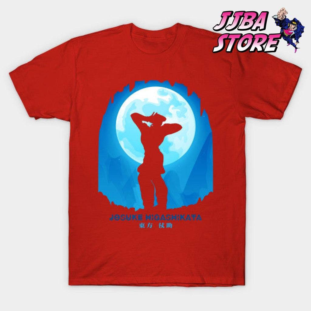 Jjba Josuke Higashikata Shadow T-Shirt Red / S