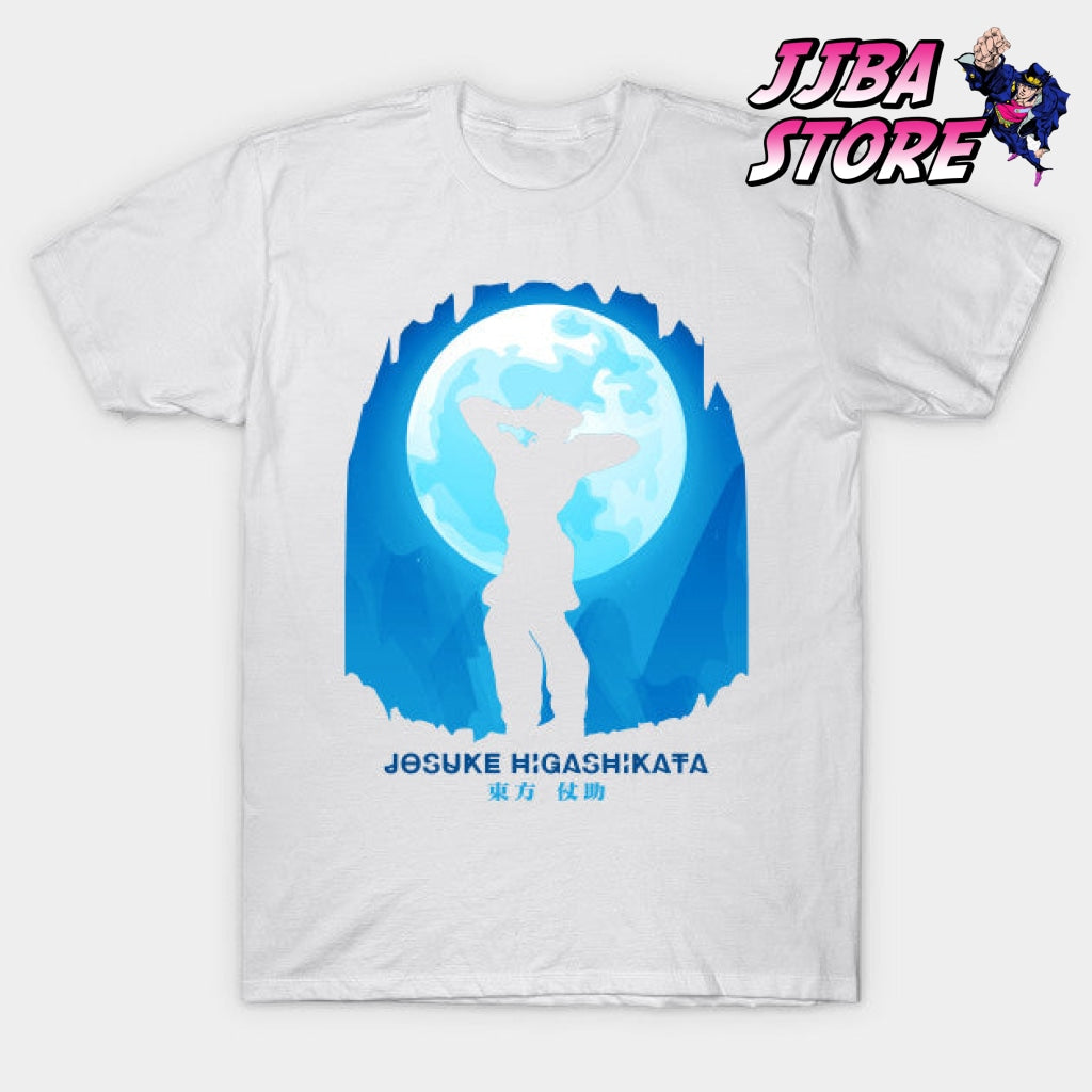 Jjba Josuke Higashikata Shadow T-Shirt White / S