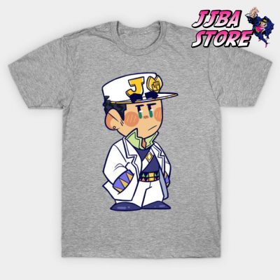 Jojos Chibi Jotaro T-Shirt Gray / S