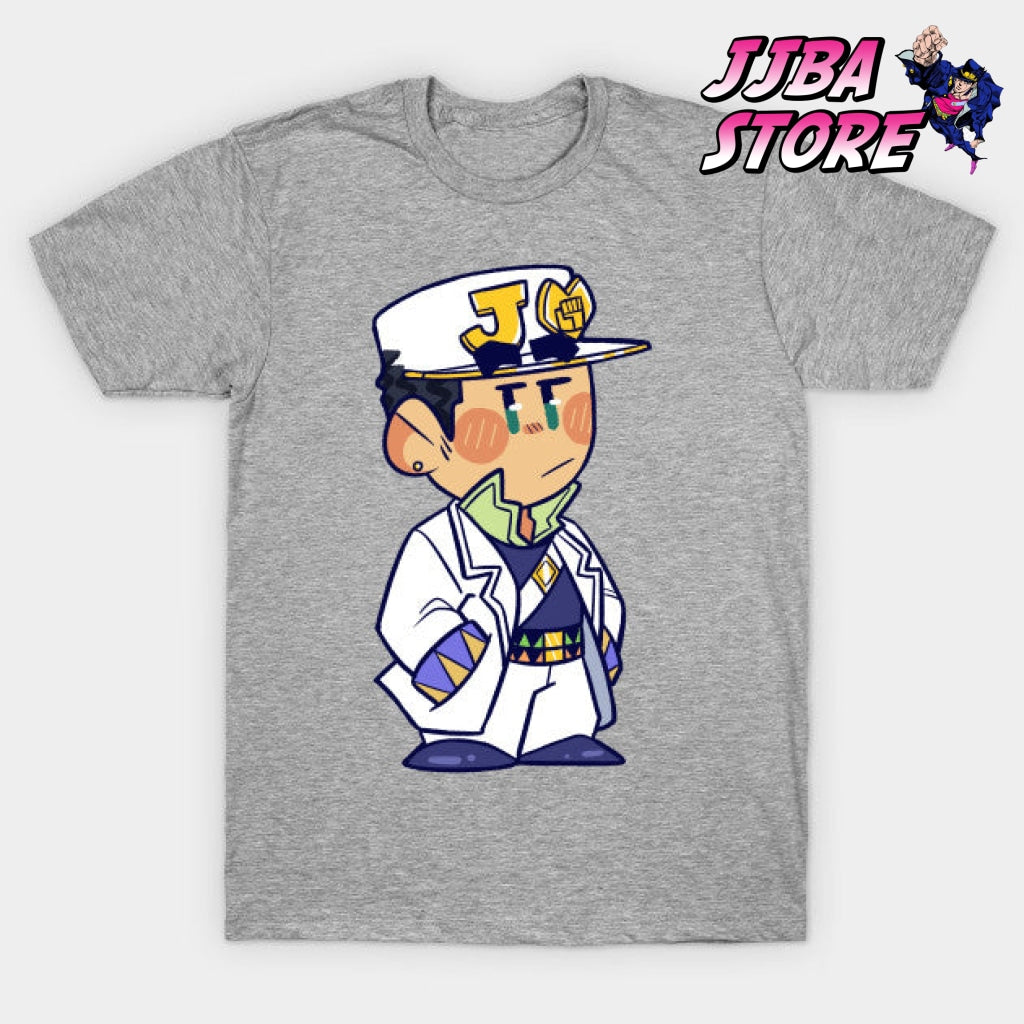 Jojos Chibi Jotaro T-Shirt Gray / S