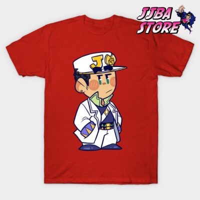 Jojos Chibi Jotaro T-Shirt Red / S