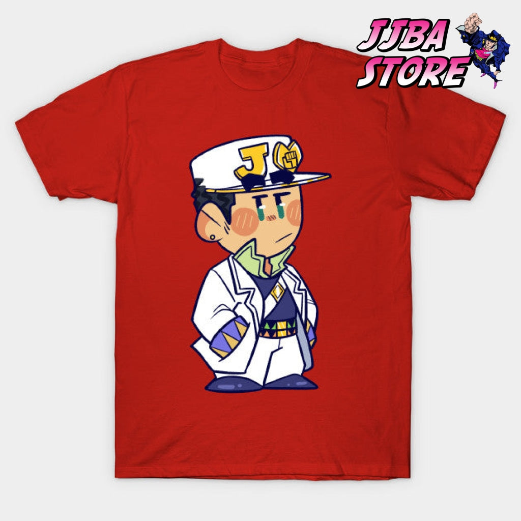 Jojos Chibi Jotaro T-Shirt Red / S