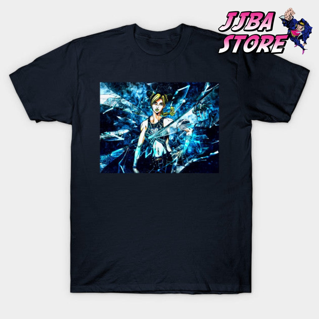 Jolyne Cujoh T-Shirt Navy Blue / S