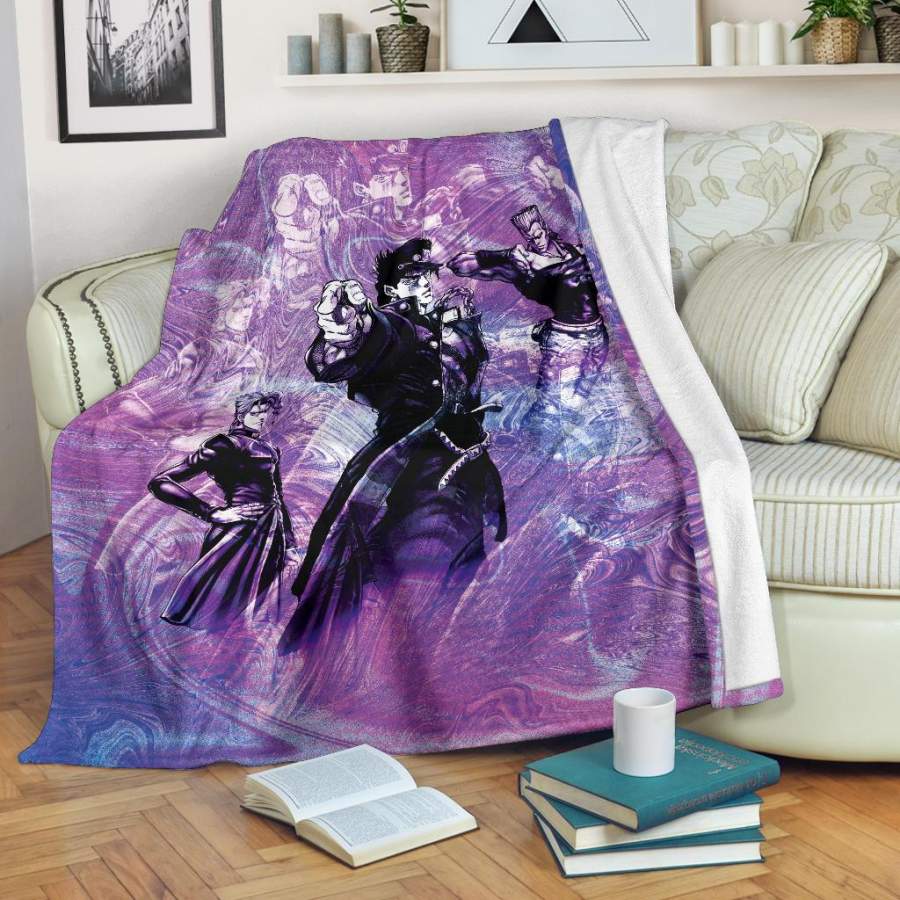 Lucid Stardust Crusaders Jojo's Bizarre Adventure Blanket