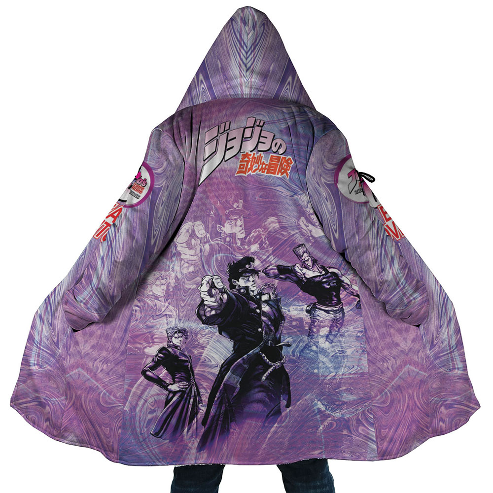Trippy Lucid Stardust Crusaders Jojo’s Bizarre Adventure Dream Cloak Coat
